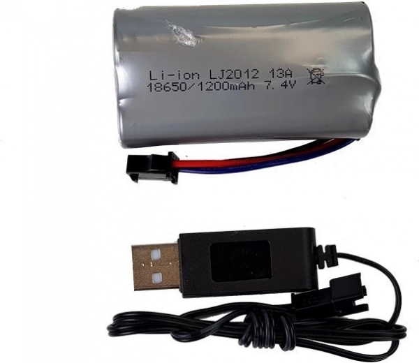 Batterie performante avec charge USB