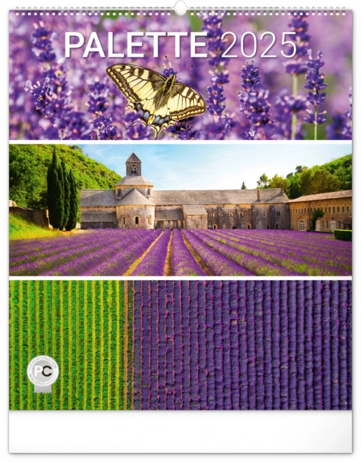 NOTIQUE Calendrier mural Palette 2025, 48 x 56 cm
