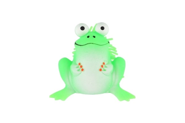 Grenouille anti-stress en silicone à presser 8x9cm 6 couleurs en sachet 12 pièces en boîte