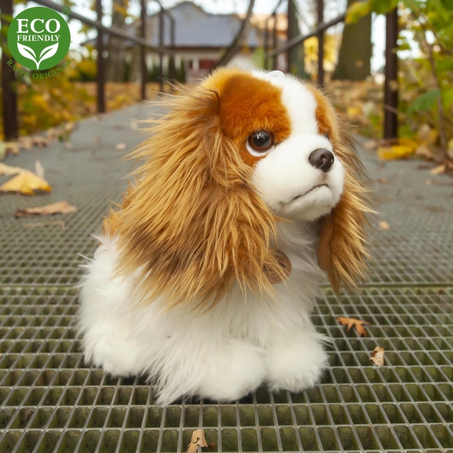 Chien en peluche king charles épagneul 25 cm ÉCOLOGIQUE