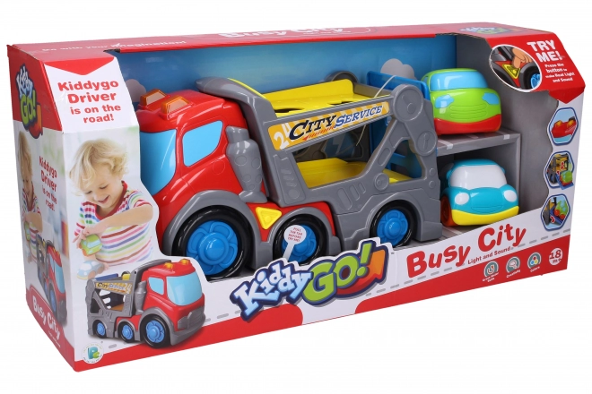 Camion de dépannage avec effets 31 cm