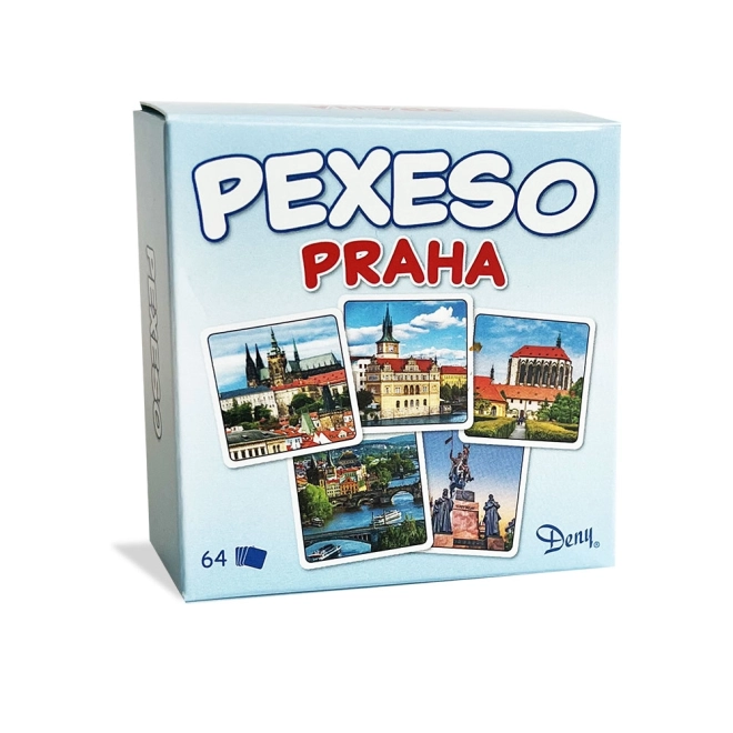 Pexeso Prague dans une boîte