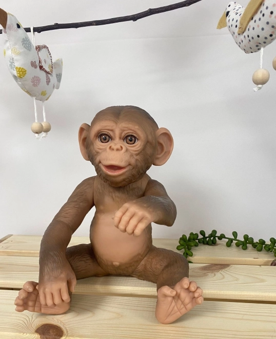 Guca 993 REBORN OPIČKA - singe bébé réaliste avec corps en vinyle - 32 cm