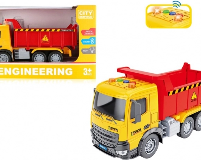 Camion à inertie avec lumière et son