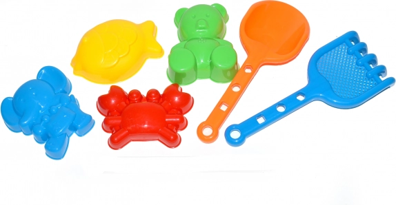 Ensemble de sable pour animaux 6 pcs