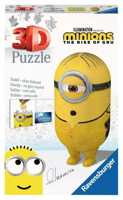 Puzzle 3D Mimoni 2 : Kung Fu de Ravensburger, 54 pièces