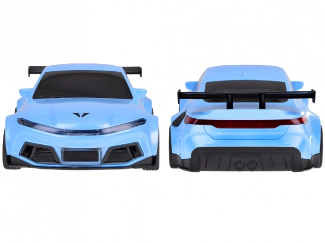 Voiture et station de recharge avec éclairage coloré