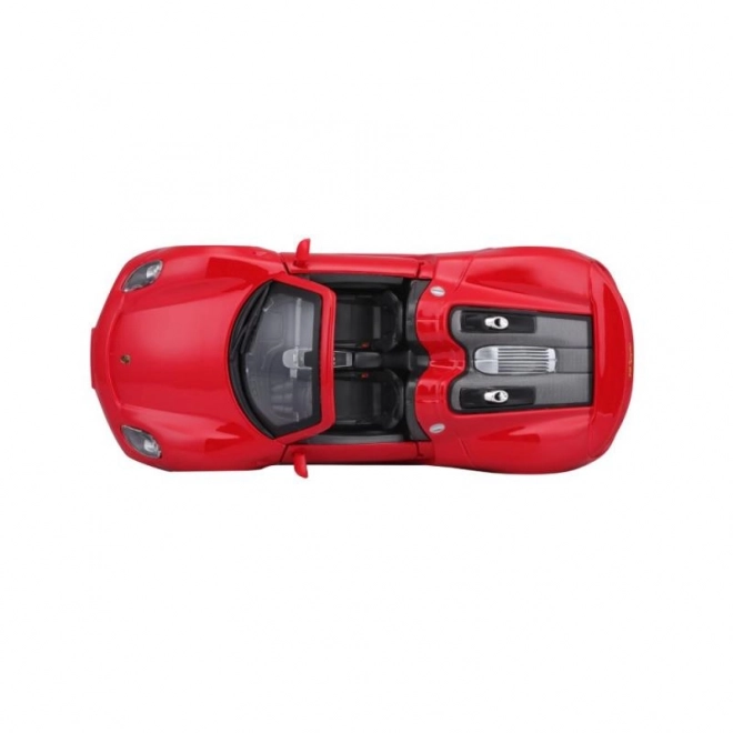 Voiture miniature en métal Porsche 918 Spyder rouge