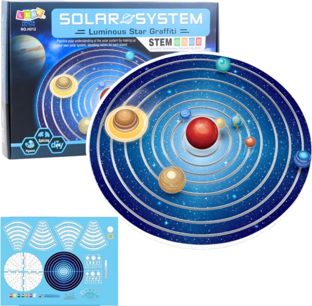 Kit créatif éducatif Système solaire DIY