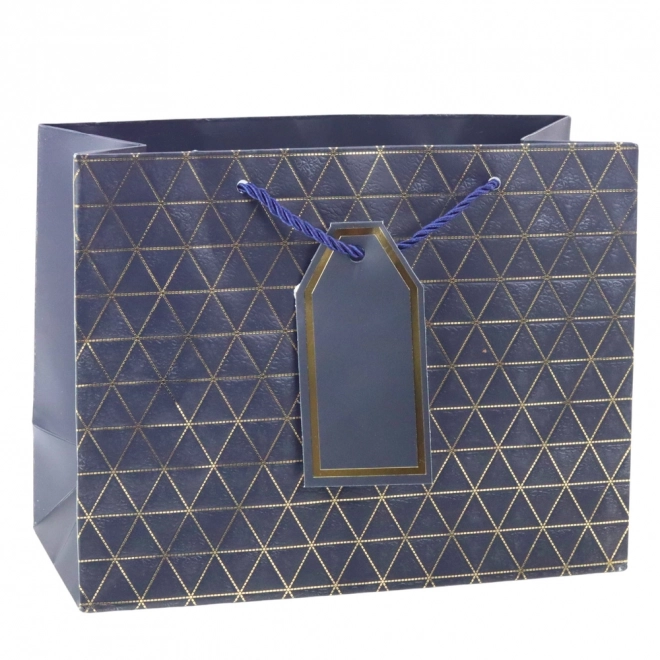 Sac cadeau avec lignes dorées