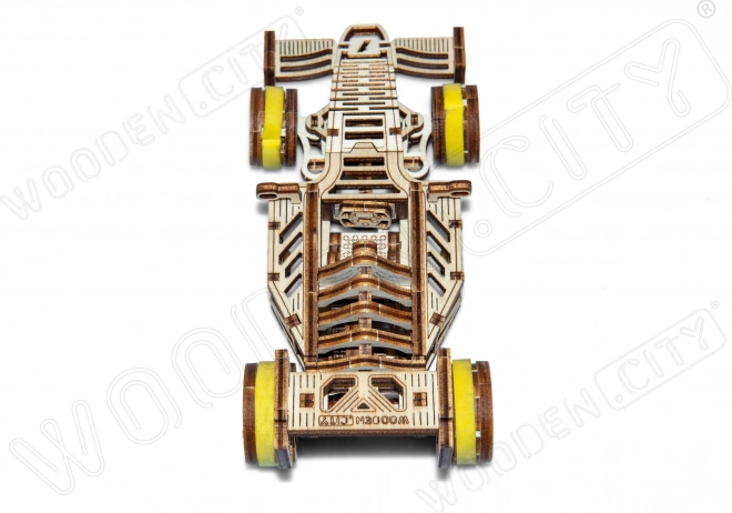 WOODEN CITY 3D puzzle Voiture de Course Bolid 108 pièces