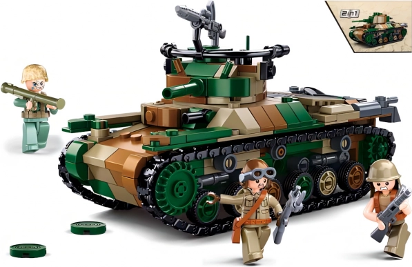 Sluban WWII char moyen japonais Type 97 2-en-1 jeu de construction