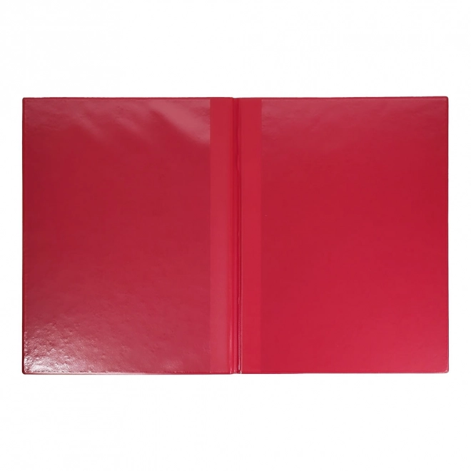 Chemise pour livre de classe A4 avec fenêtre - Rouge Classic