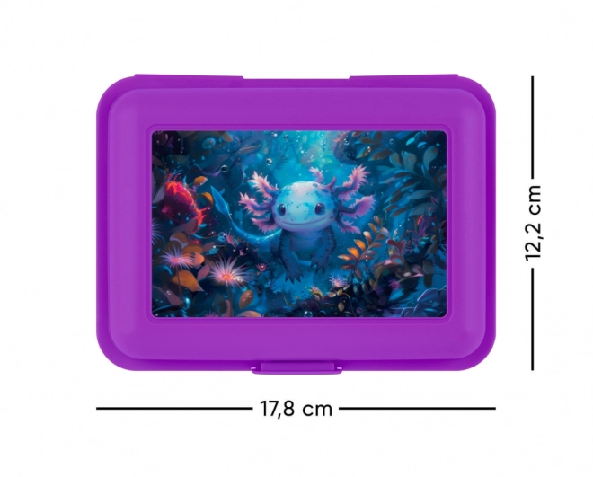 Boîte à déjeuner Baagl avec motif Axolotl
