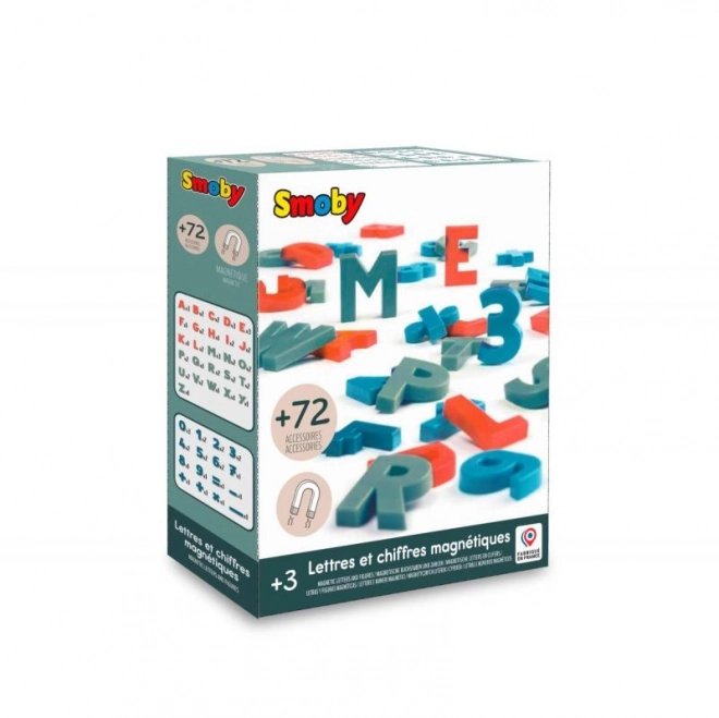 Lettres et chiffres magnétiques 72 pcs