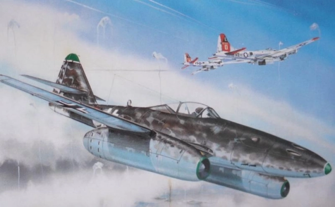 Modèle d'avion Messerschmitt Me 262 A-1a 1:72