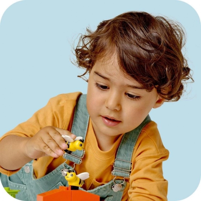 Lego Duplo plaque de construction verte