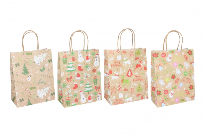 Sac cadeau S 15x21x8 cm Noël