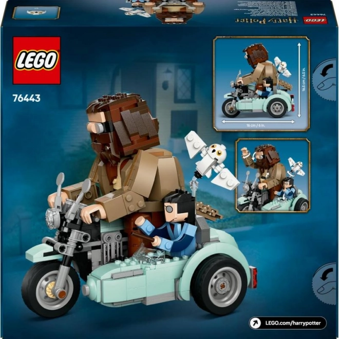 Balade à moto avec Hagrid et Harry