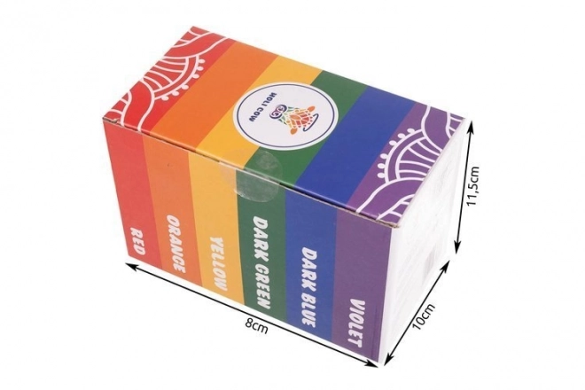 Poudre Holi colorée - 6 x 100 g