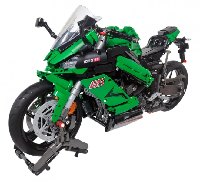 Kit de Construction Moto Sportive verte 2304 pièces