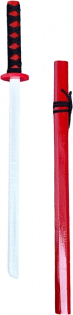 Katana d'entraînement en bois rouge 70 cm