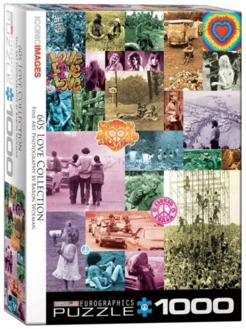 Eurographics Puzzle Amour Années 60 1000 pièces