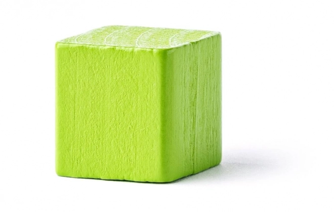 Cubes en bois dans un seau de 100 pièces