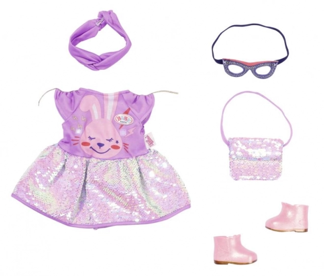 BABY born Ensemble avec robe Deluxe Édition Anniversaire, 43 cm