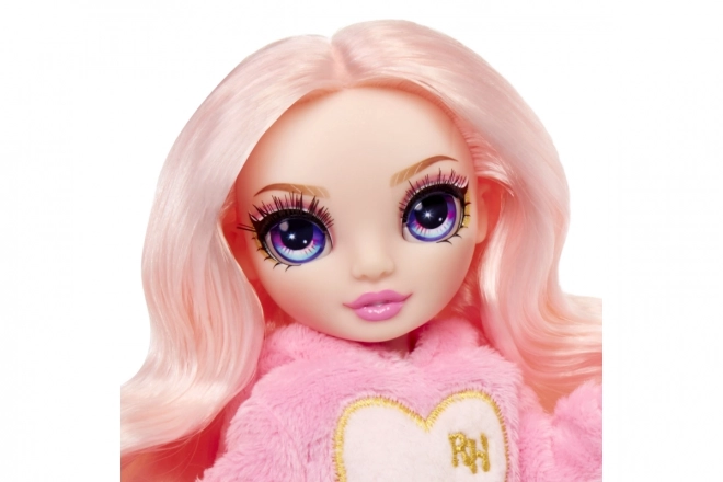 Marionnette Rainbow High Junior pour la Soirée Pyjama, Bella Rose