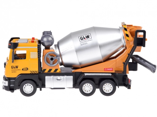 Camion de construction Bétonnière avec effets de lumière et de son