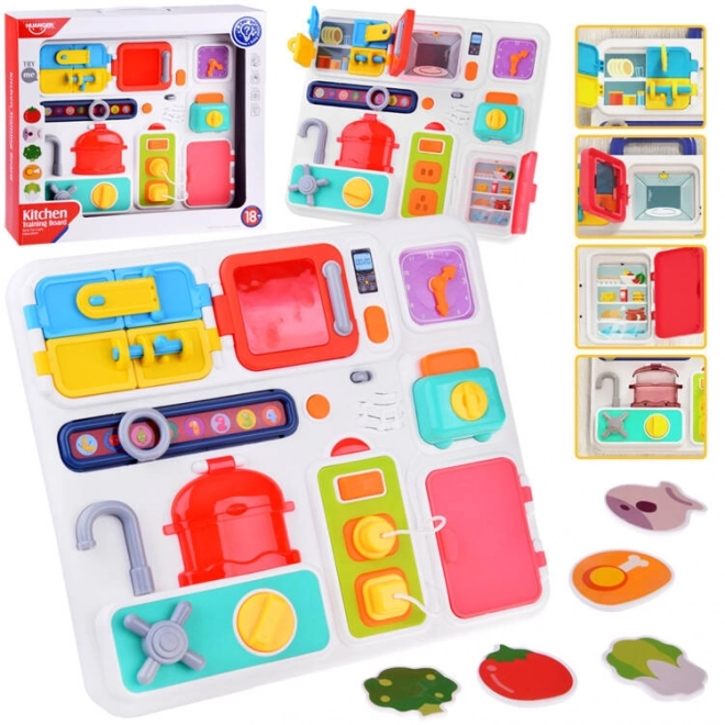 Jouet de cuisine interactif Montessori