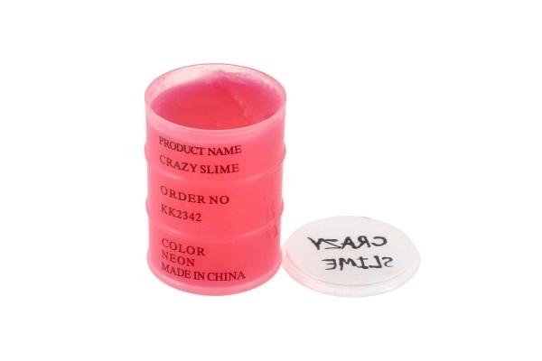 Sliz - masse 80g néon 8x5,5cm couleurs variées