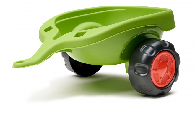 Tracteur roulant Claas avec remorque, chargeur et pelle