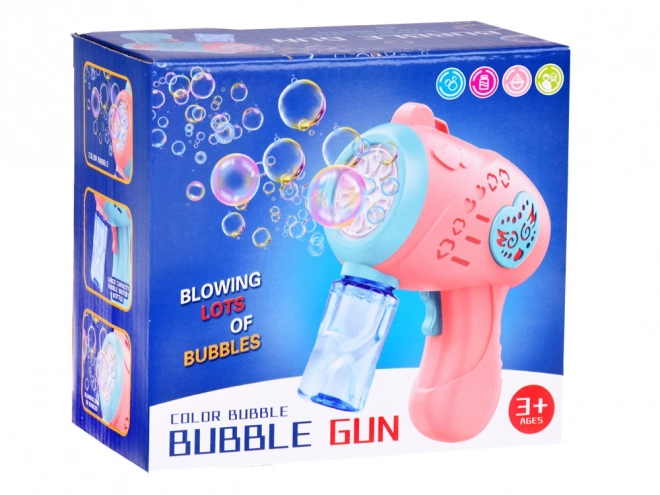 Pistolet à bulles coloré pour enfants