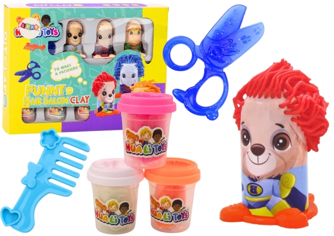 Ensemble créatif de modelage pour enfants Salon de coiffure