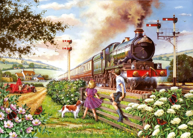 Puzzle Enfants du rail 1000 pièces
