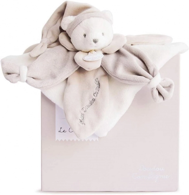 Doudou Set cadeau - ourson en peluche beige 24 cm