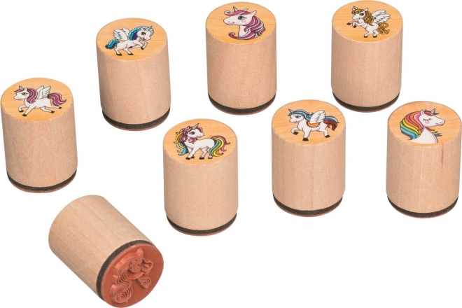 Tampons en bois Goki Licornes