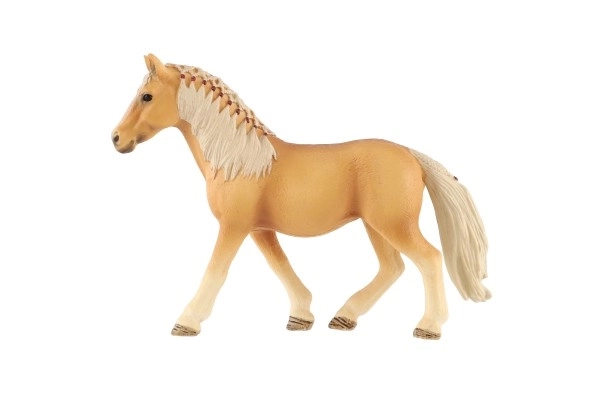 Cheval domestique palomino zooted en plastique 13cm dans un sachet