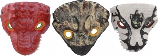 Masque en mousse dinosaure 20 x 19 cm, différents modèles pour carnaval
