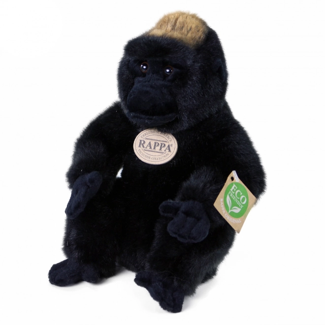 Singe gorille en peluche assis 23 cm ÉCOLOGIQUE