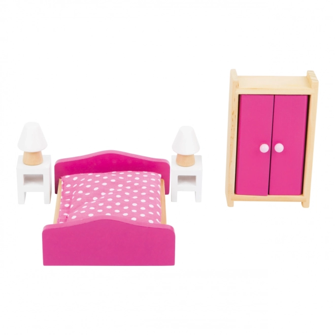 Petit Pied Mobilier pour maison de poupée chambre à coucher