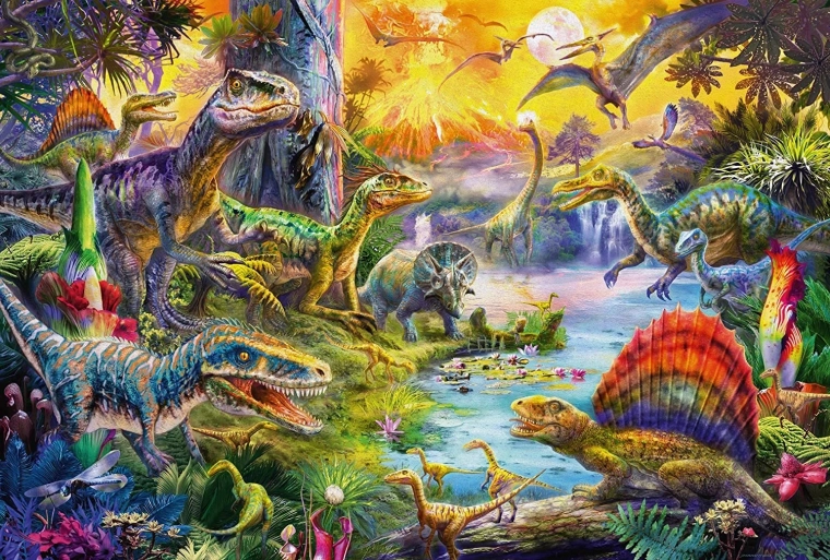 Belle illustration de dinosaures