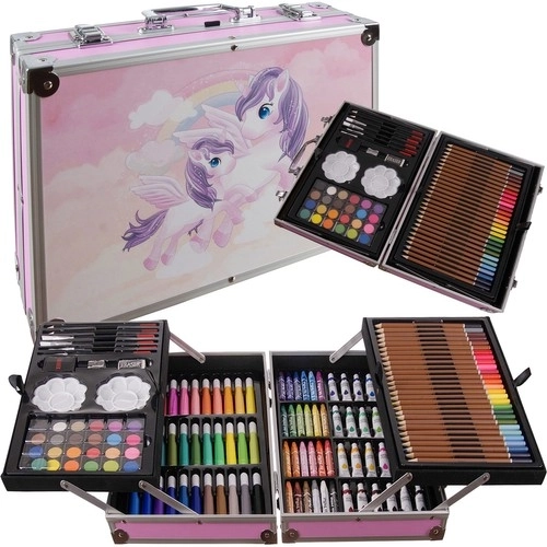 Grande valise de peinture avec licorne Maaleo 22768