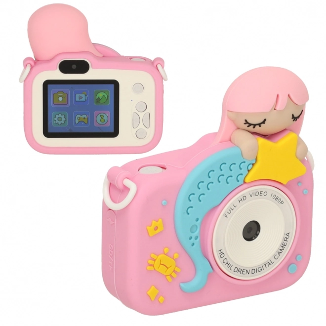 Appareil photo numérique rose pour enfants
