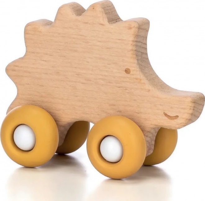 Hérisson en bois à chevaucher
