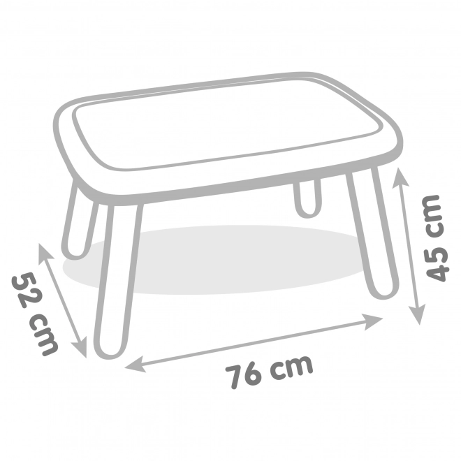 Table de jardin pour enfants bleue Smoby