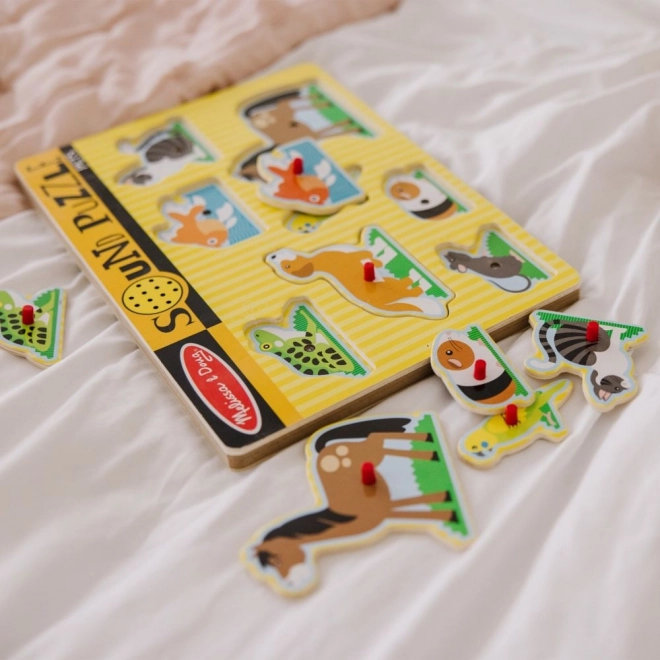 Puzzle sonore - Animaux domestiques