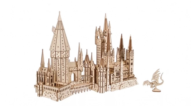 Ugears 3D puzzle mécanique en bois Château de Poudlard, Harry Potter